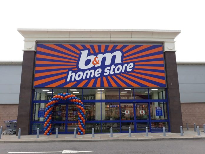 B&M sales fall in the first quarter