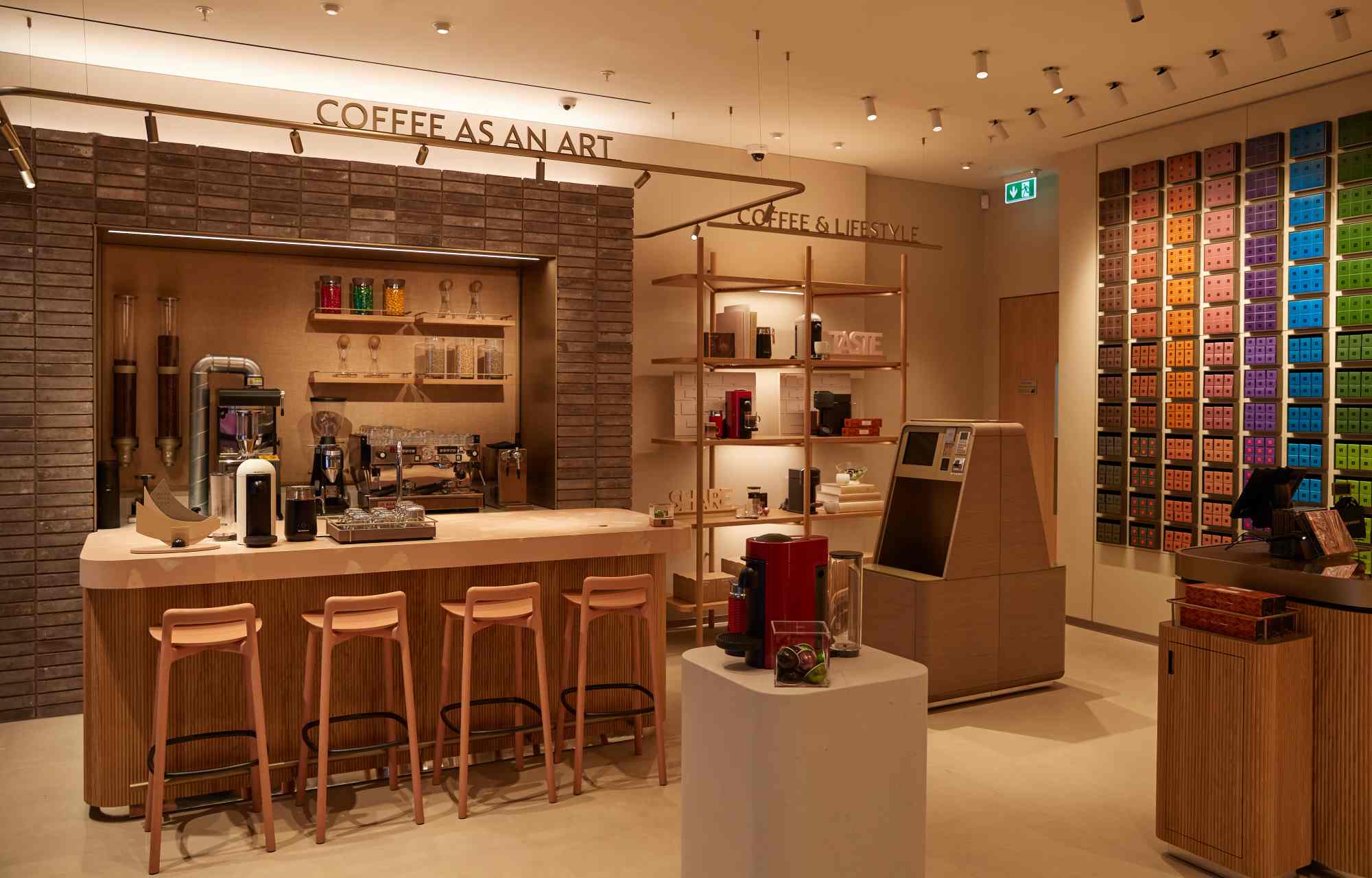 Nespresso's new experiential store has opened in Trinity Leeds