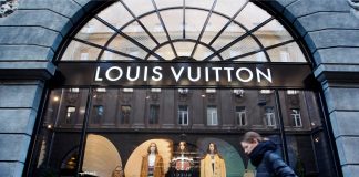 LVMH Moët Hennessy Louis Vuitton recorded revenue of 64.2 billion euros in 2021, up 44 percent compared to 2020 and up 20 percent compared to 2019.