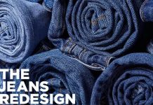 A denim capsule collection created as part of the Ellen MacArthur Foundation’s Jeans Redesign project