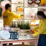 The Ikea store focuses on soft furnishings for urban living