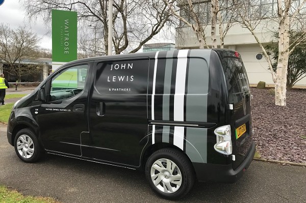 The John Lewis Partnership is replacing its home services fleet with electric vehicles