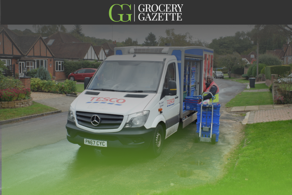 Tesco delivery van