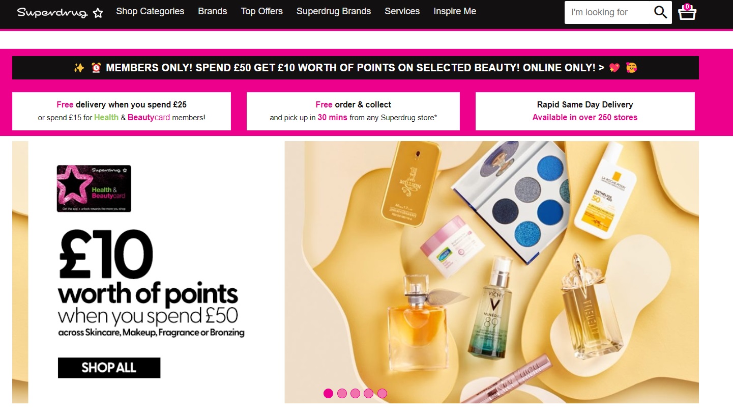 Superdrug is improving the user experience online
