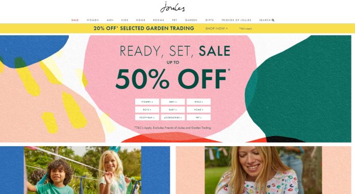 Joules trading update