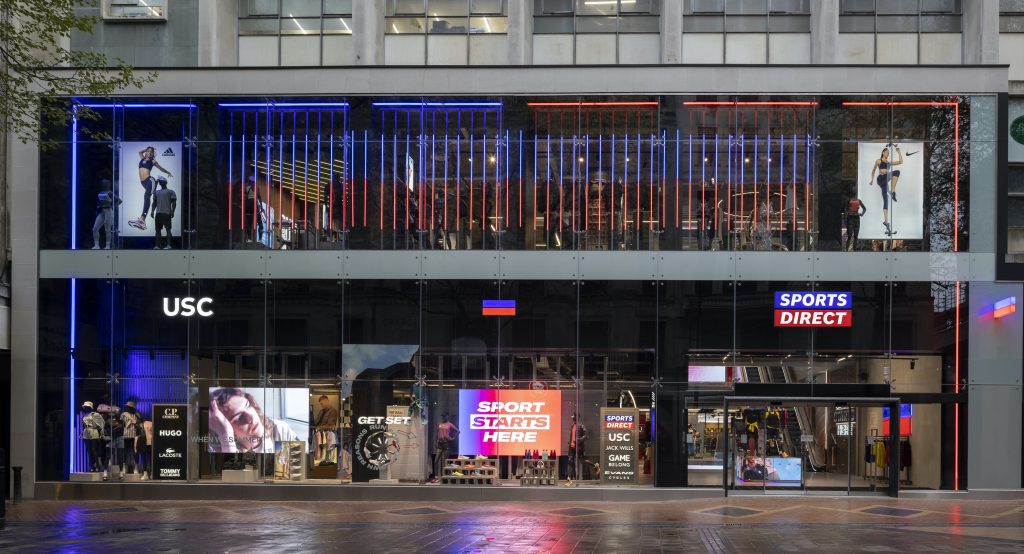 Sports Direct opens its brand new flagship store in the heart of Birmingham, investing £10m in the UK high street