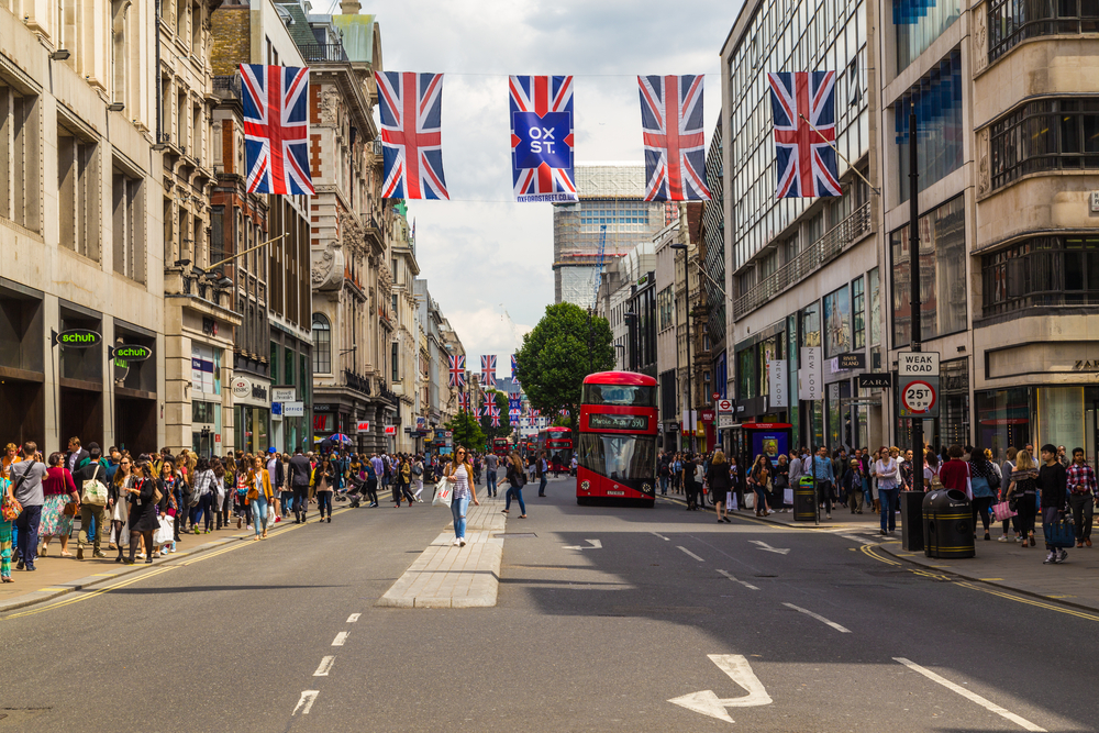Oxford Street reaps the benefits of international visitors