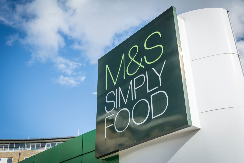 M&S Simply Food sign