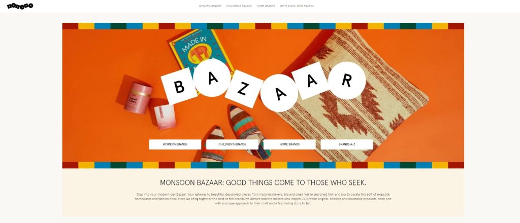 Monsoon Bazaar marketplace