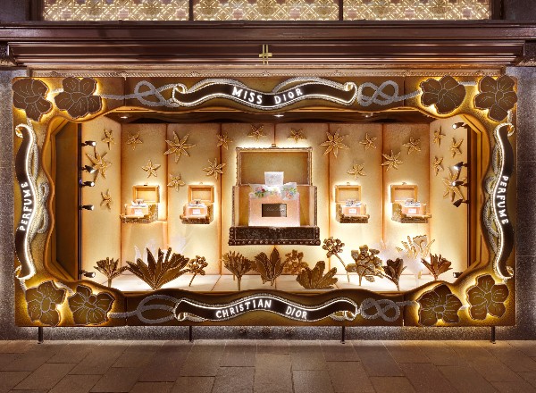 Dior transforms Harrods into a giant gingerbread house for Christmas