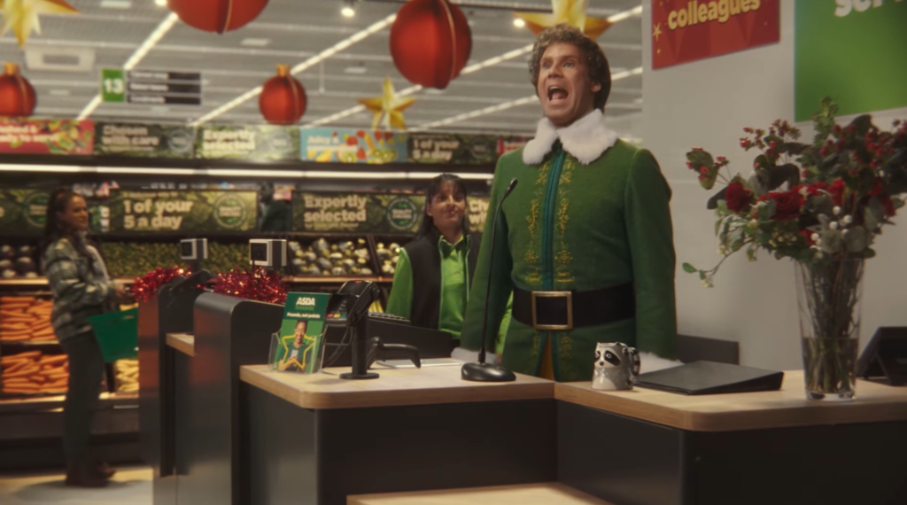 Watch Asda makes Will Ferrell's Buddy The Elf star of Christmas ad