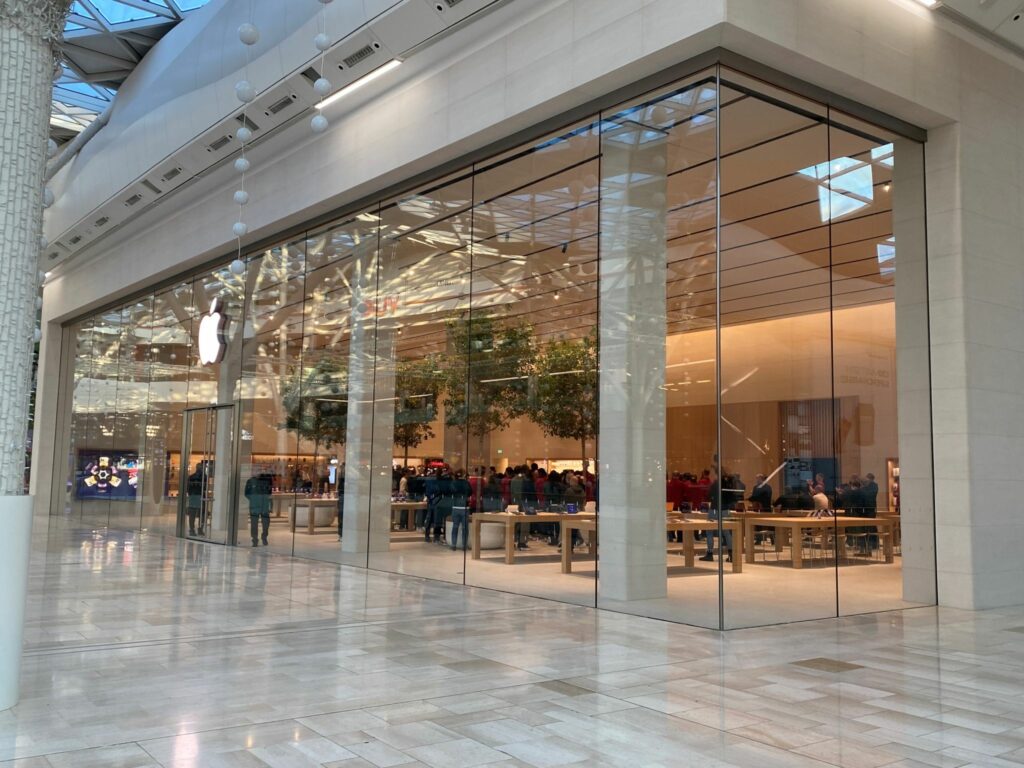 Apple reopens refurbished Westfield London store