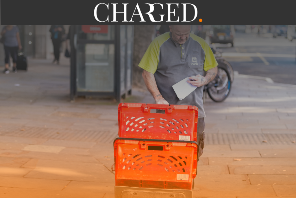 Ocado delivery driver