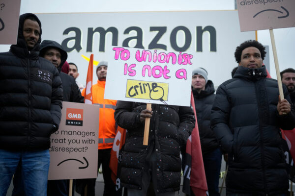 Amazon workers demand union recognition