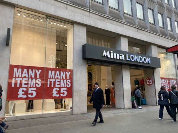 Mina London: Oxford Street