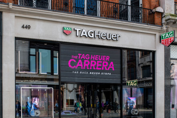 In pictures: Tag Heuer reopens London flagship boutique