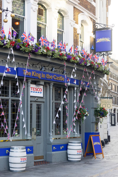 In pictures: Inside Tesco’s coronation-themed pub