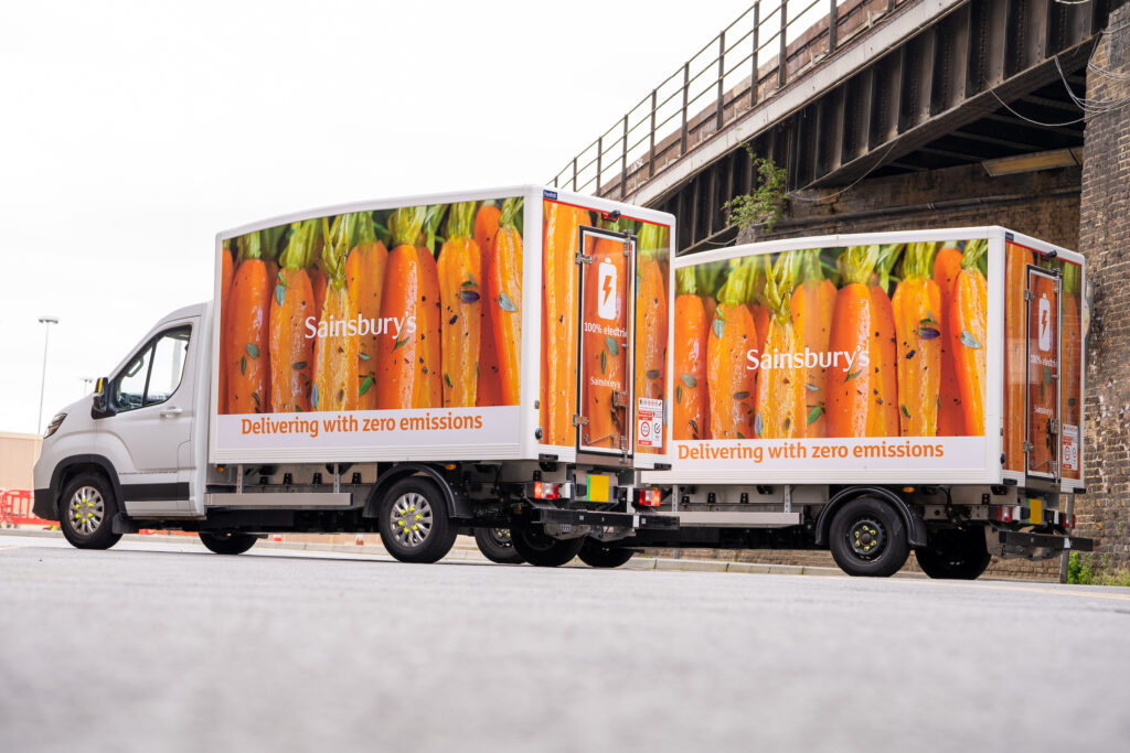Sainsbury’s introduces fully electric delivery fleet for south London store