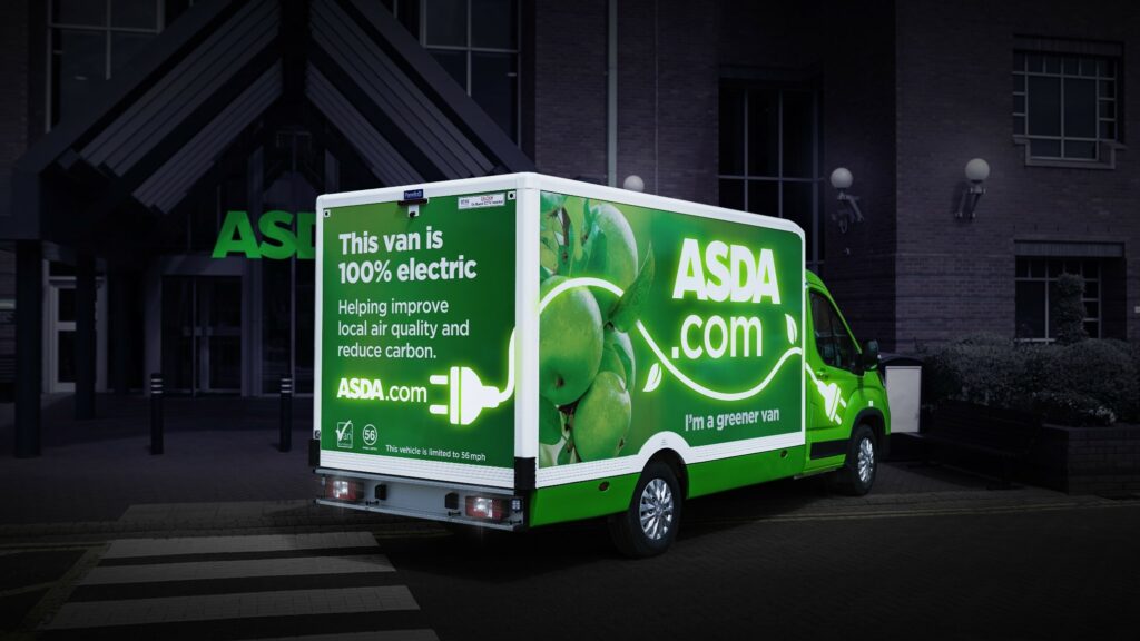 Asda introduces electric delivery vehicles to three stores
