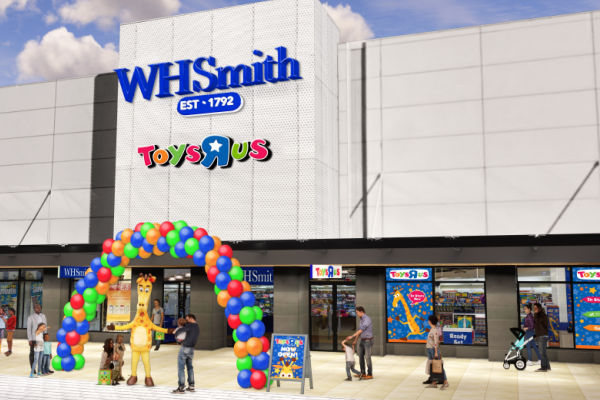 Toys R Us opens concessions in WHSmith