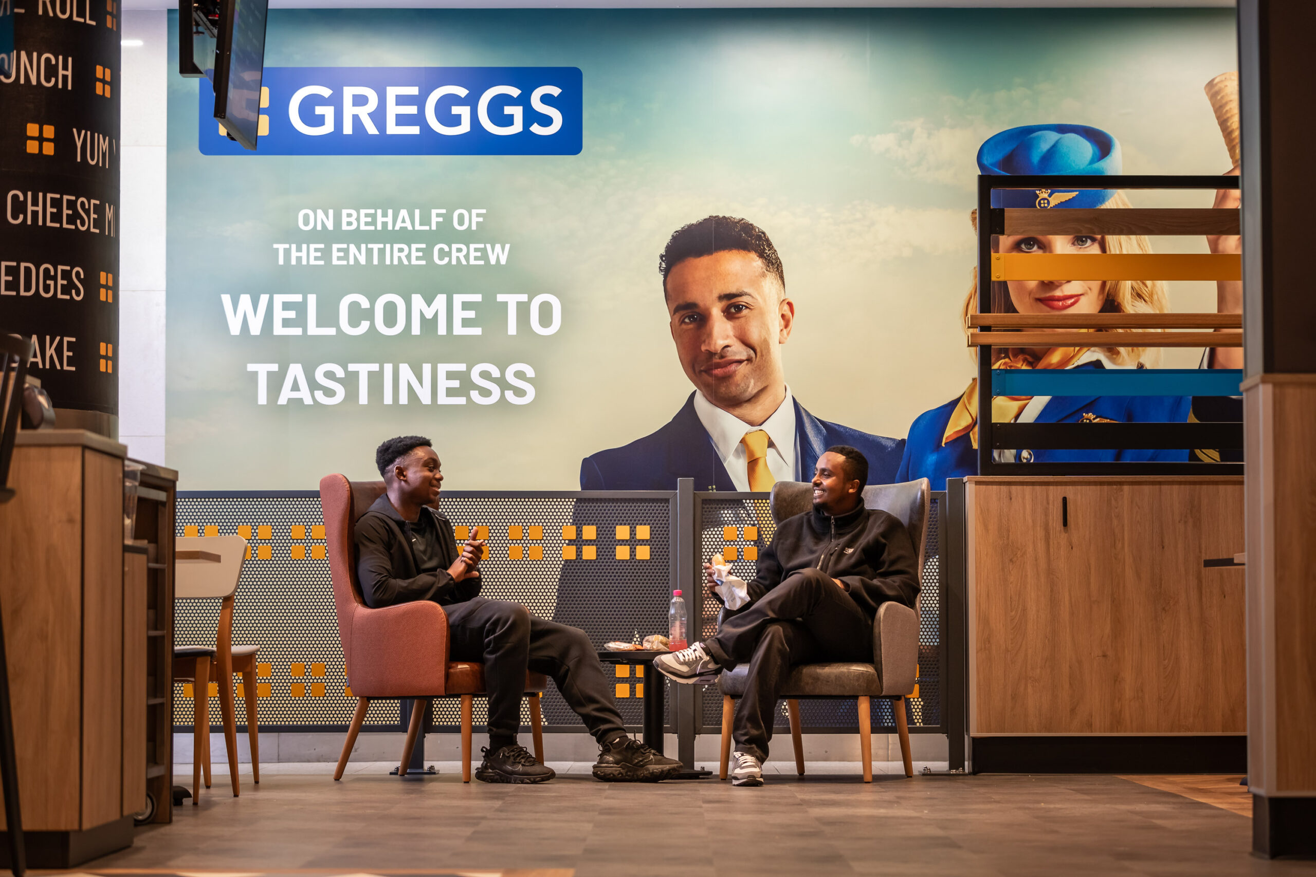 Greggs opens at Gatwick Airport