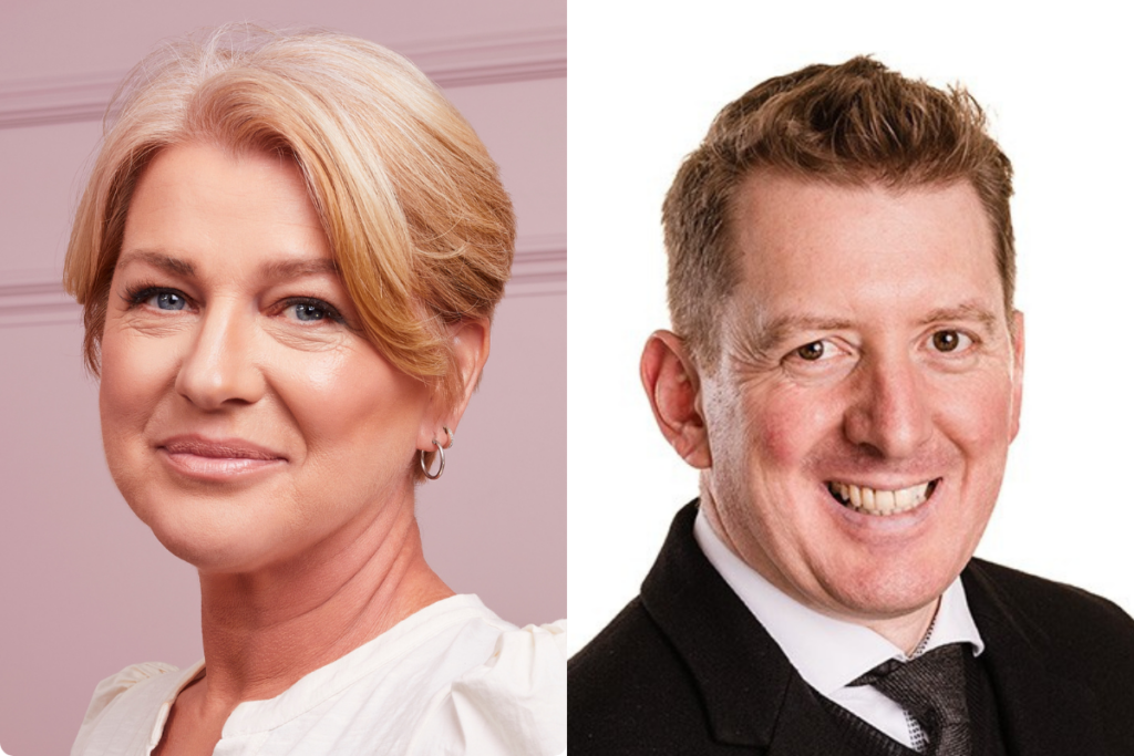 Maria Hollins and Andrew Murphy profile photos, both have joined the Retail Gazette Awards judges panel