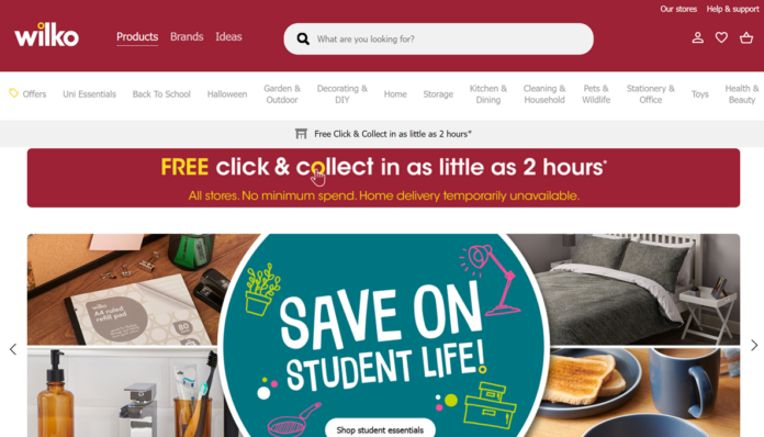 Wilko online