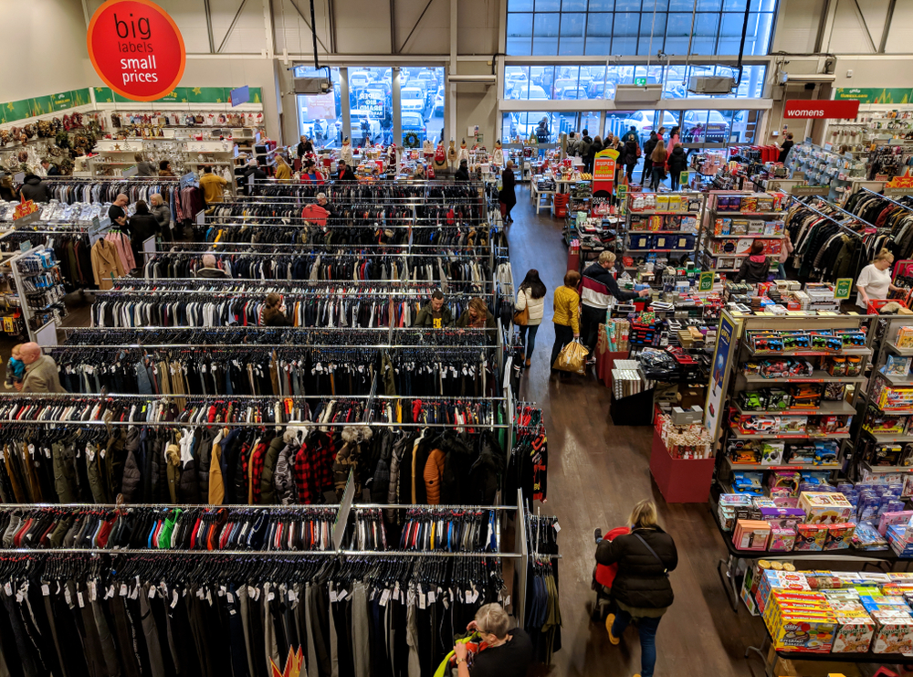 Tk Maxx interior