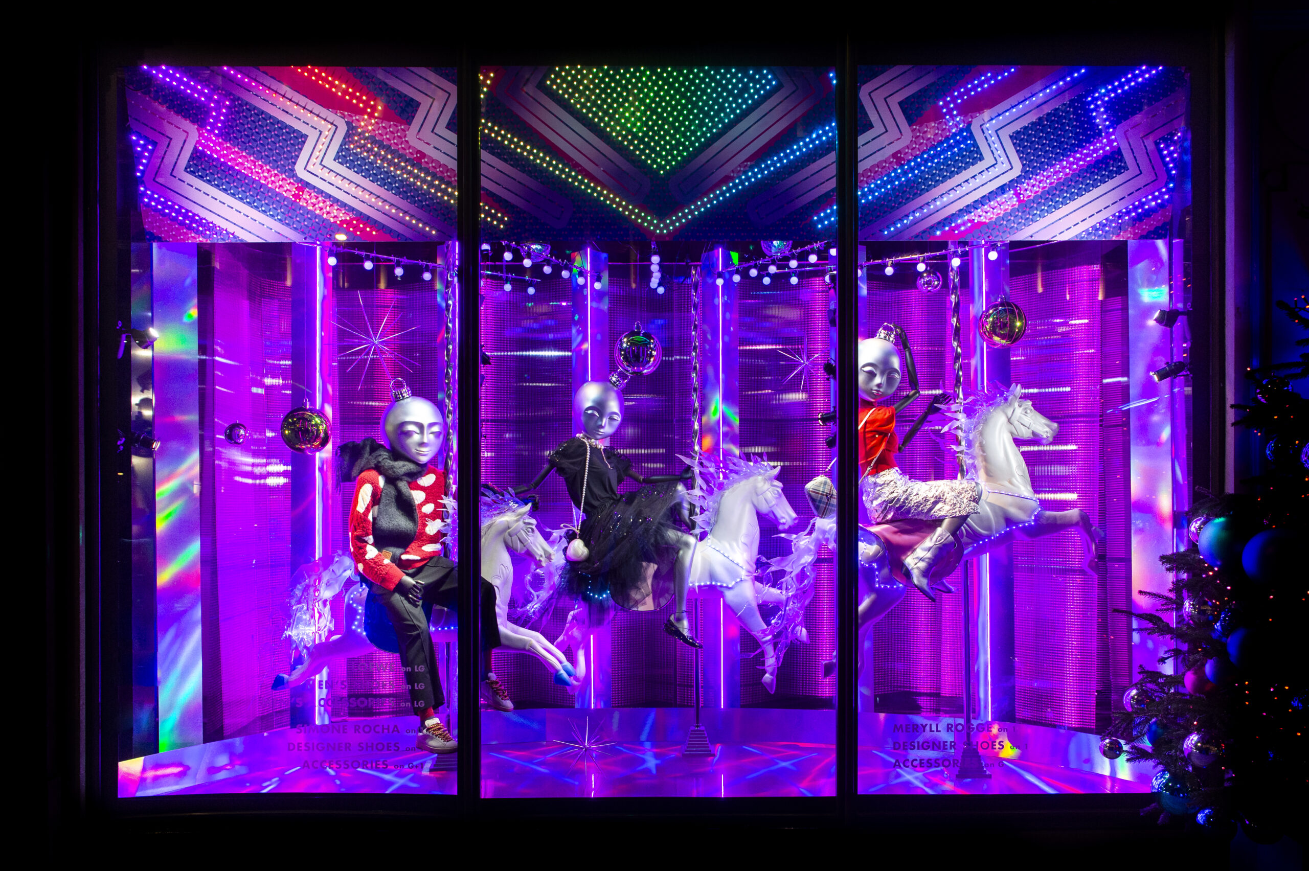 Christmas-Windows Harvey Nichols