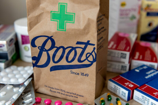 Boots brown bag