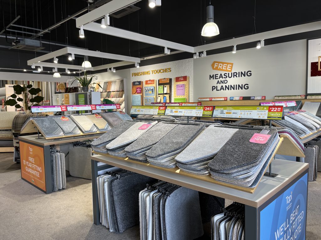 John Lewis teams up with Tapi Carpets to launch in-store concessions