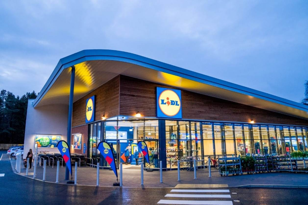Lidl GB will open five new stores in a single day, a move that will "reinforce" its position as the UK's "fastest growing" bricks-and-mortar food retailer.