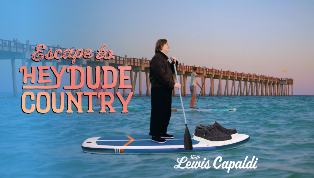 Global footwear brand Heydude has unveiled a new campaign fronted by singer-songwriter Lewis Capaldi, celebrating "laid-back" living.