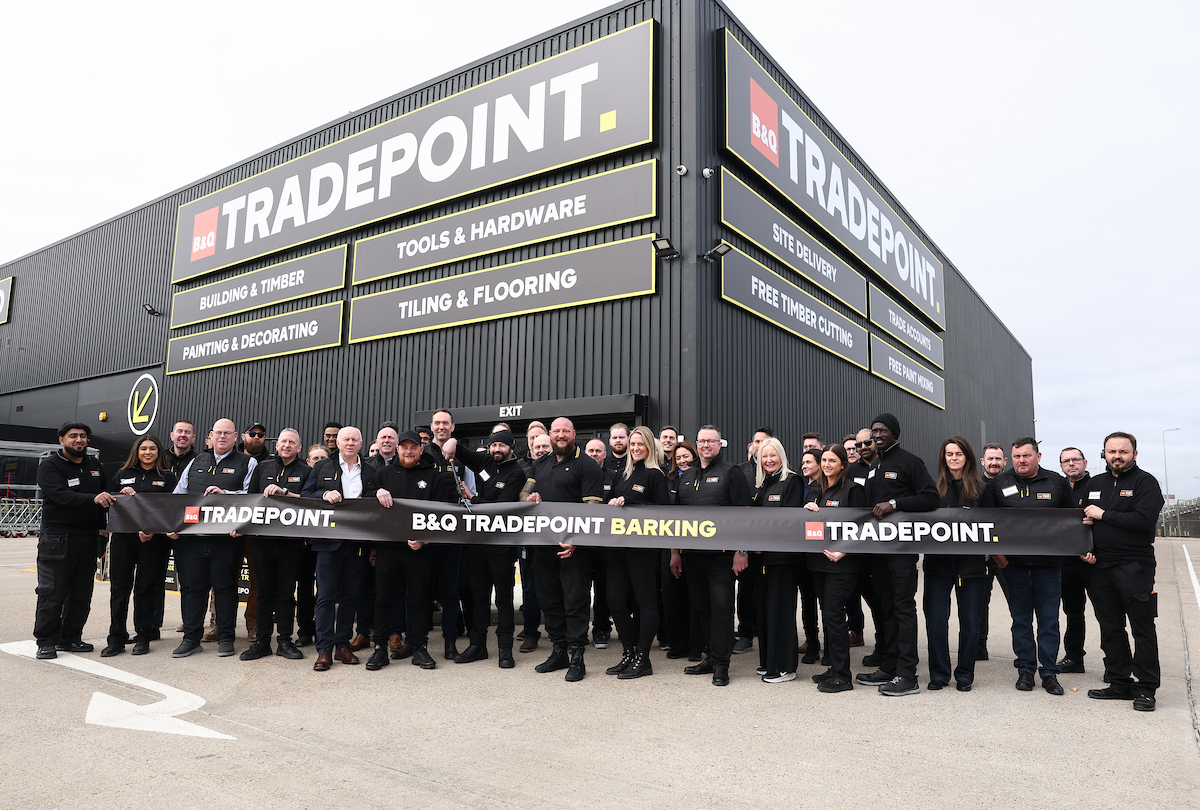B&Q opens first ever standalone TradePoint store in Barking