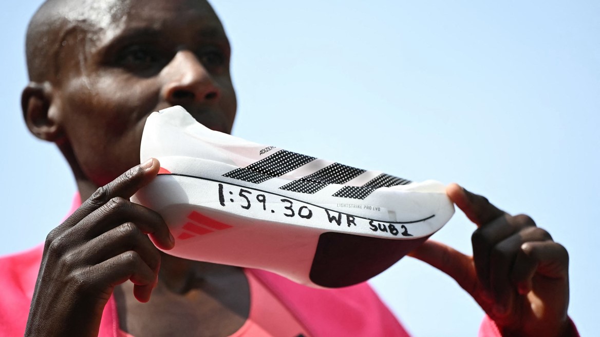 Adidas shares rise after London Marathon runners break records in new Adizero shoes