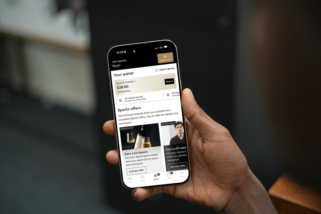 British retailer M&S has unveiled their refreshed loyalty scheme which gives customers a "more rewarding, personalised experience".