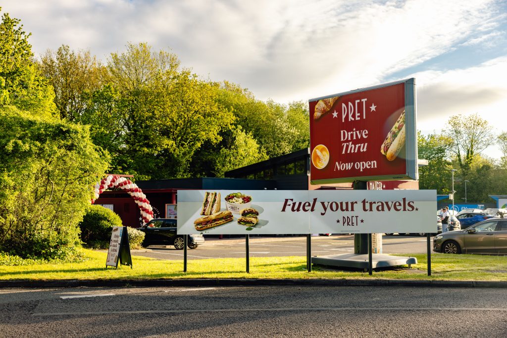pret a manger drive thru