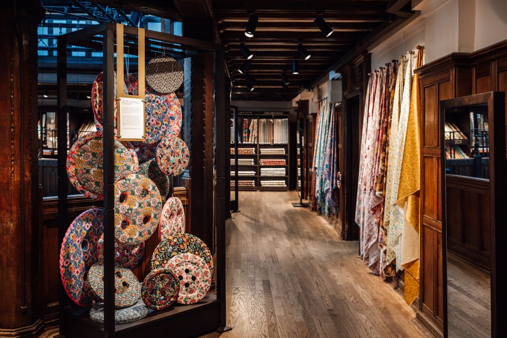 Liberty has expanded its famous Fabrics department by 140 per cent as it sees growing interest in sewing, design and other hands-on creative hobbies.