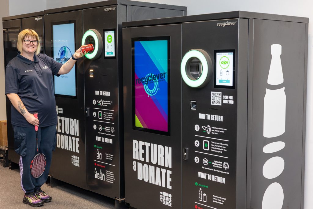 Special Olympics GB athletes are help test the accessibility of the UK’s future Deposit Return Scheme (DRS) during the National Summer Games in Birmingham from 27 to 30 August.