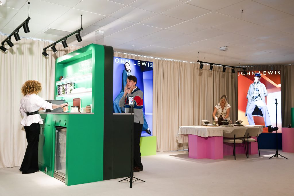 John Lewis has unveiled an all year round content studio, 'The Box Studio', a new space for video and social content.