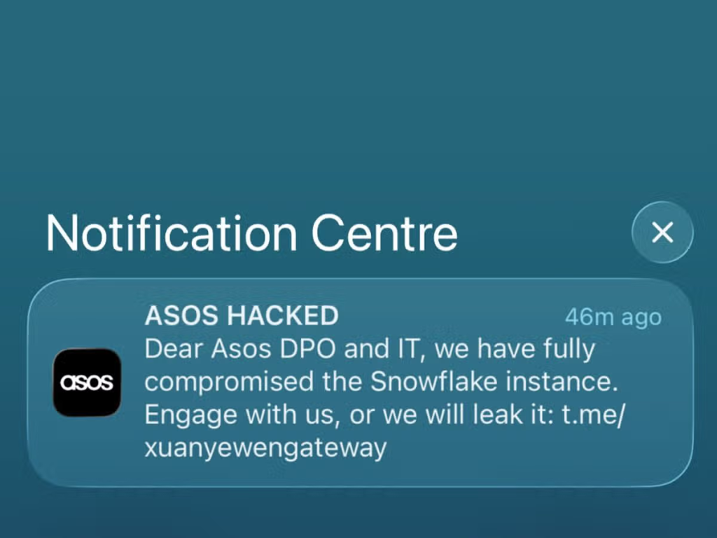 ASOS confirms cyber attack