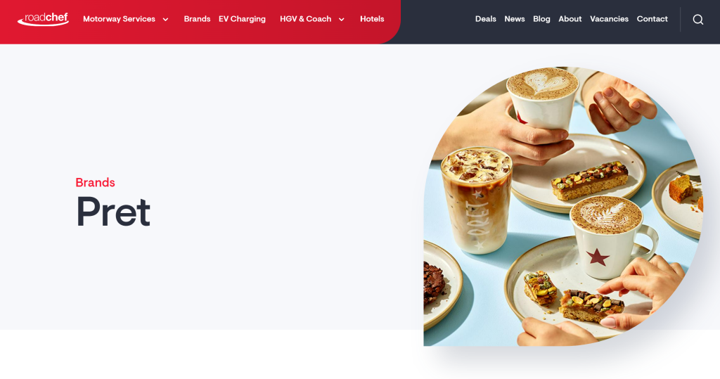Pret, roadchef.com