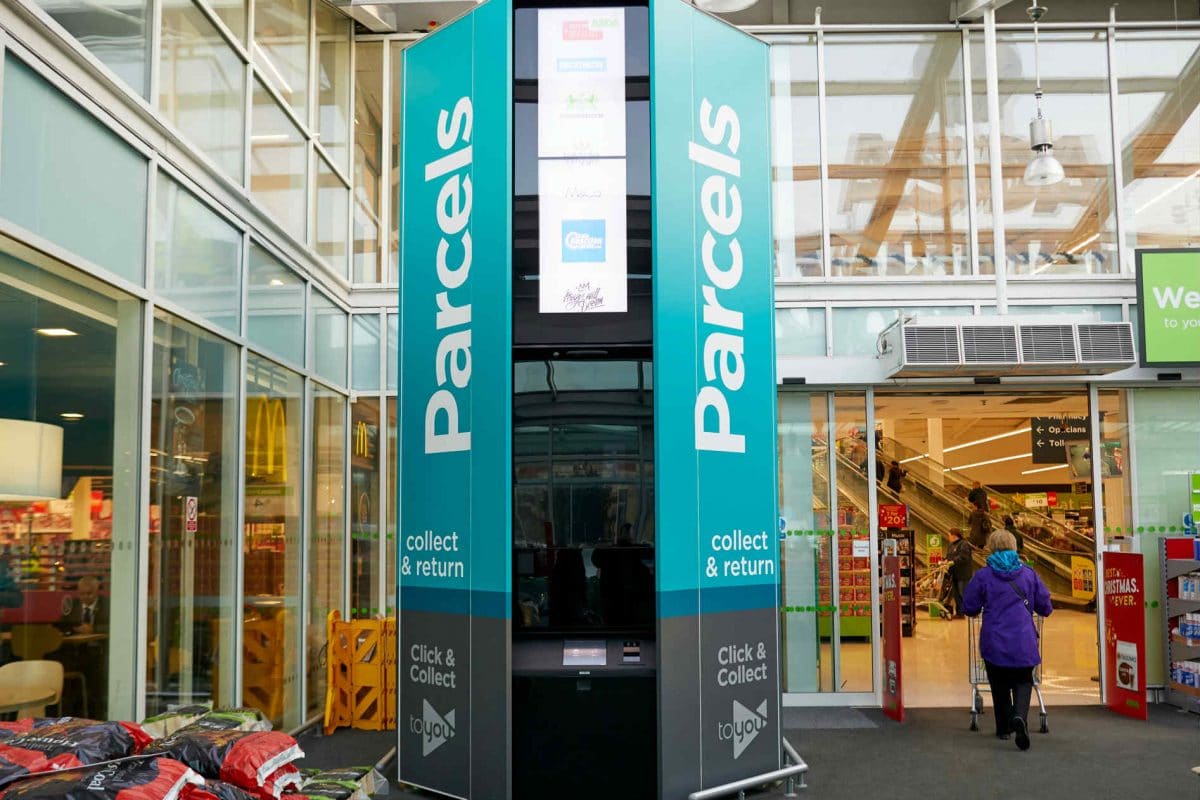 Asda installs parcel vending machine 