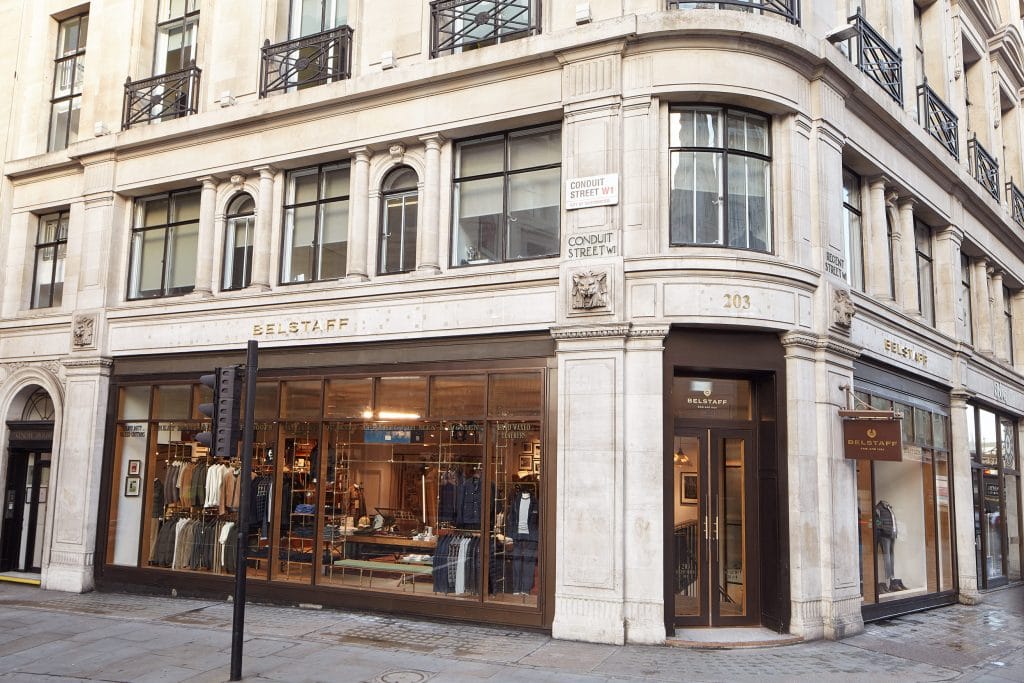 Belstaff has opened the doors of its flagship on Regent Street. The relocation is part of the ongoing retail expansion plans, as Belstaff present its community first retail concept.