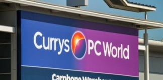 Currys has posted an uplift in first half profit despite a decline in sales due to supply chain disruption.