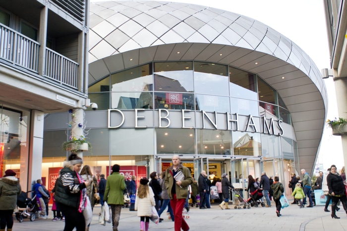 Debenhams rent cuts store closures CVA