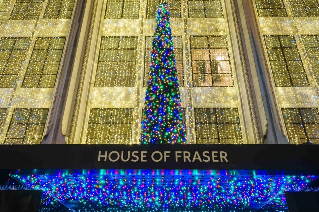 House of Fraser pop-up