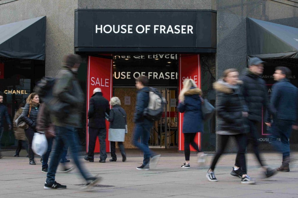 House of Fraser refinance