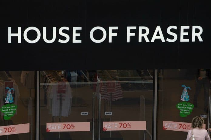 Department stores house of fraser fenwick