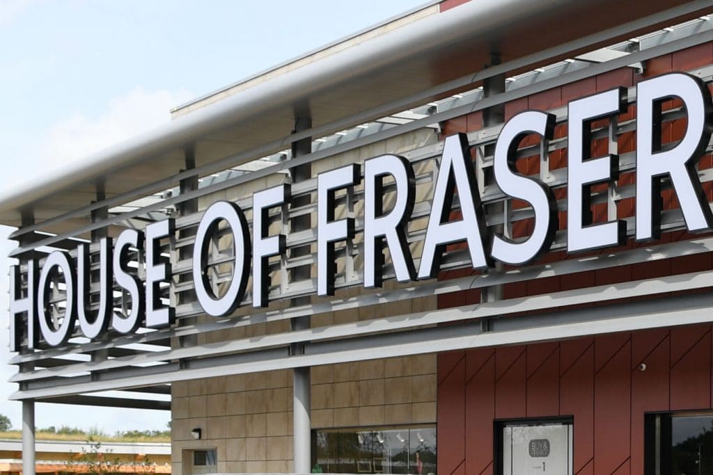 House of Fraser CVA